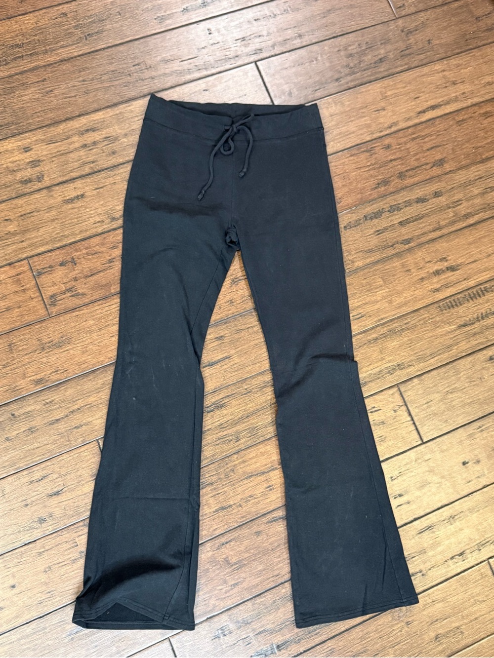 Alo Sway Bootcut Sweatpant Black Drawstring size Large